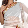 Fancy Cotton Hand Embroidered Saree