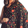 Black Georgette Saree with Resham Work