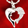 Heart Shaped Silver Pendant