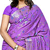 Pure Chiffon Saree with All Over Resham Weave