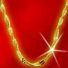 Twisted Disco Gold Chain