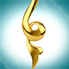 22K Gold Pendant
